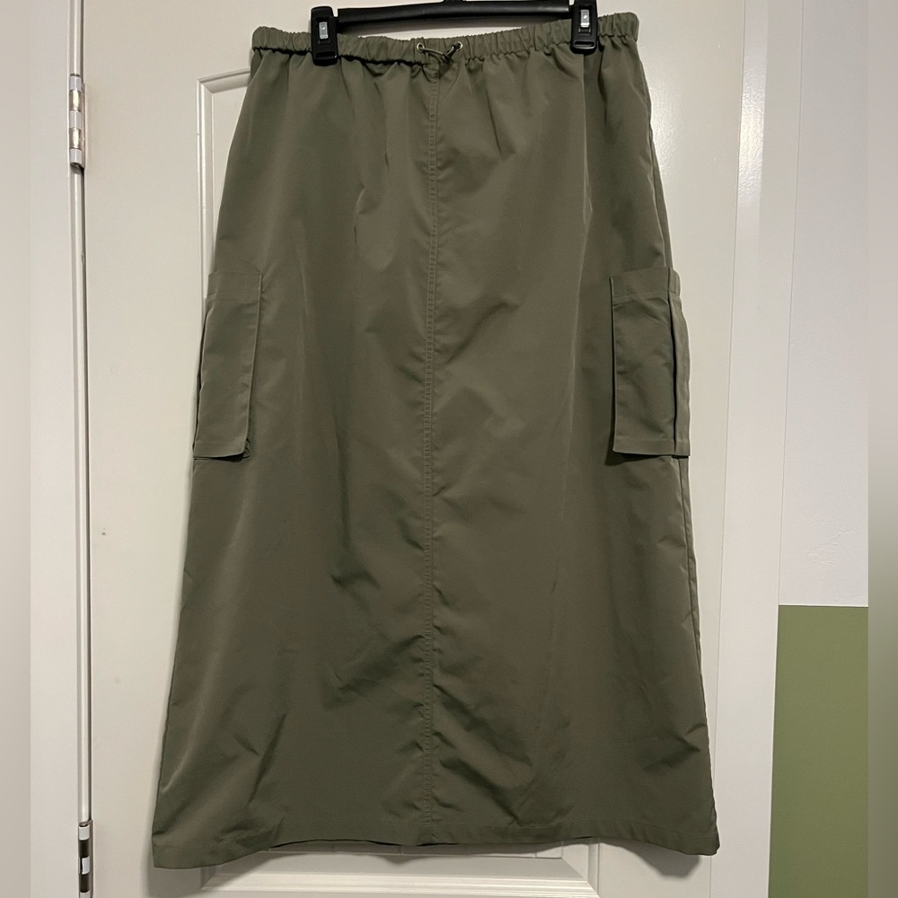 Olive Green Women's Skirt